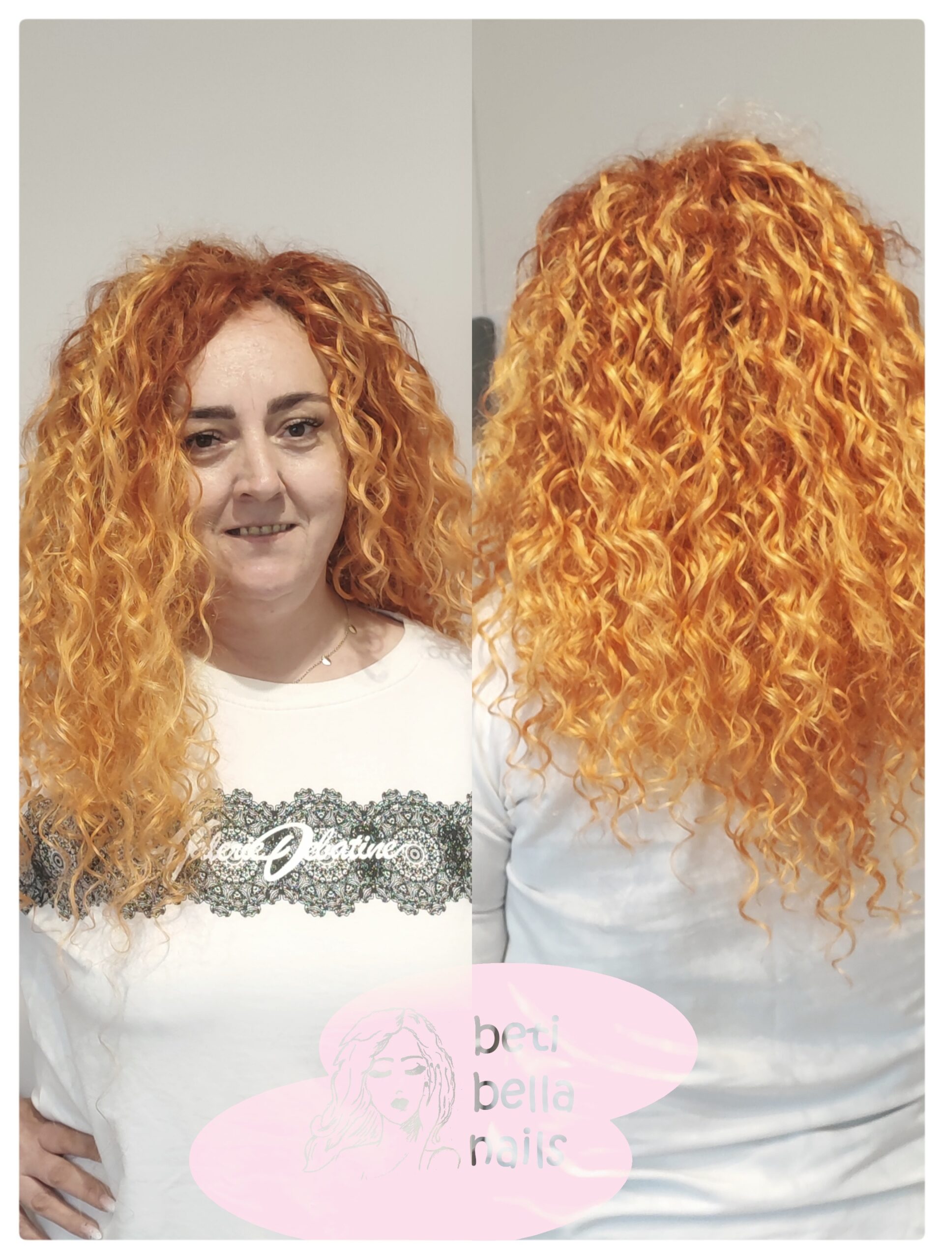 założenie rude afro